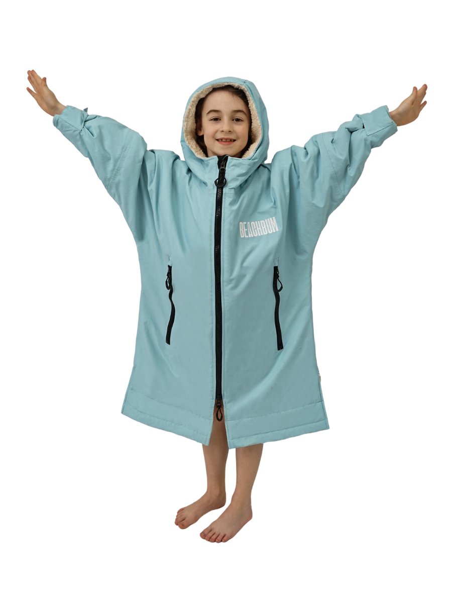 Beachbum Brobe Kids Changing Robe - Air Blue