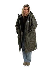 Beachbum Brobe Changing Robe - Olive Green