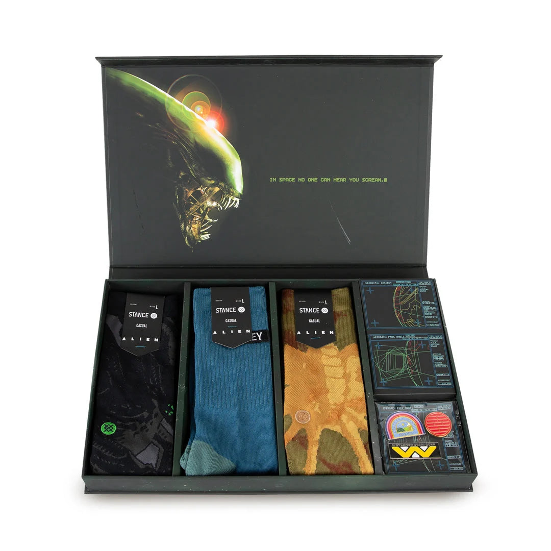 Stance Socks Alien Box Set (3pcs) - Multi