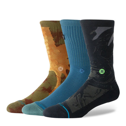 Stance Socks Alien Box Set (3pcs) - Multi