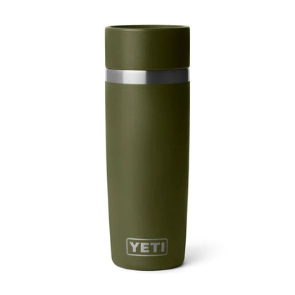Yeti Rambler 16oz Travel Bottle - Olive/King Crab Orange