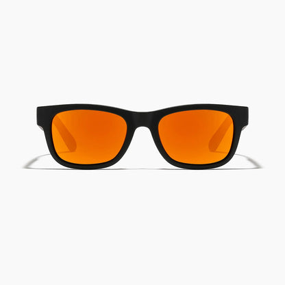 Ritual Vision Bad Habit Polarised Sunglasses in Matte Black / Orange Reflective