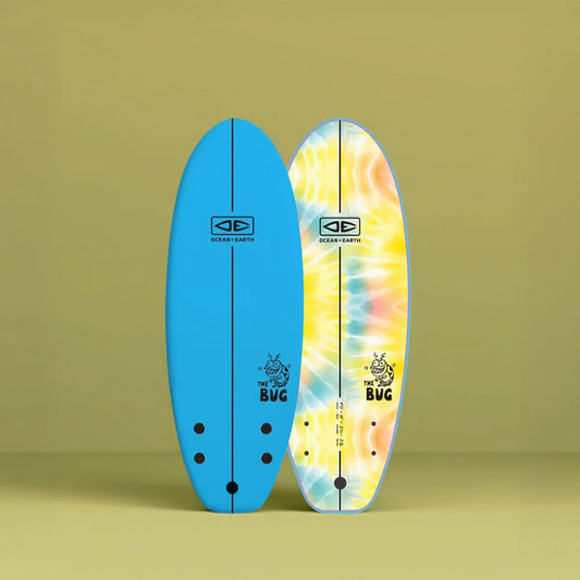 Ocean & Earth 5ft 6 Bug 3 Fin Softboard - Blue