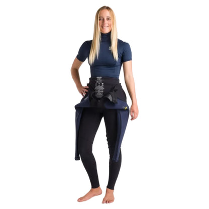 C-Skins NuWave Rash X Women's Rash Vest - Bluestone / White
