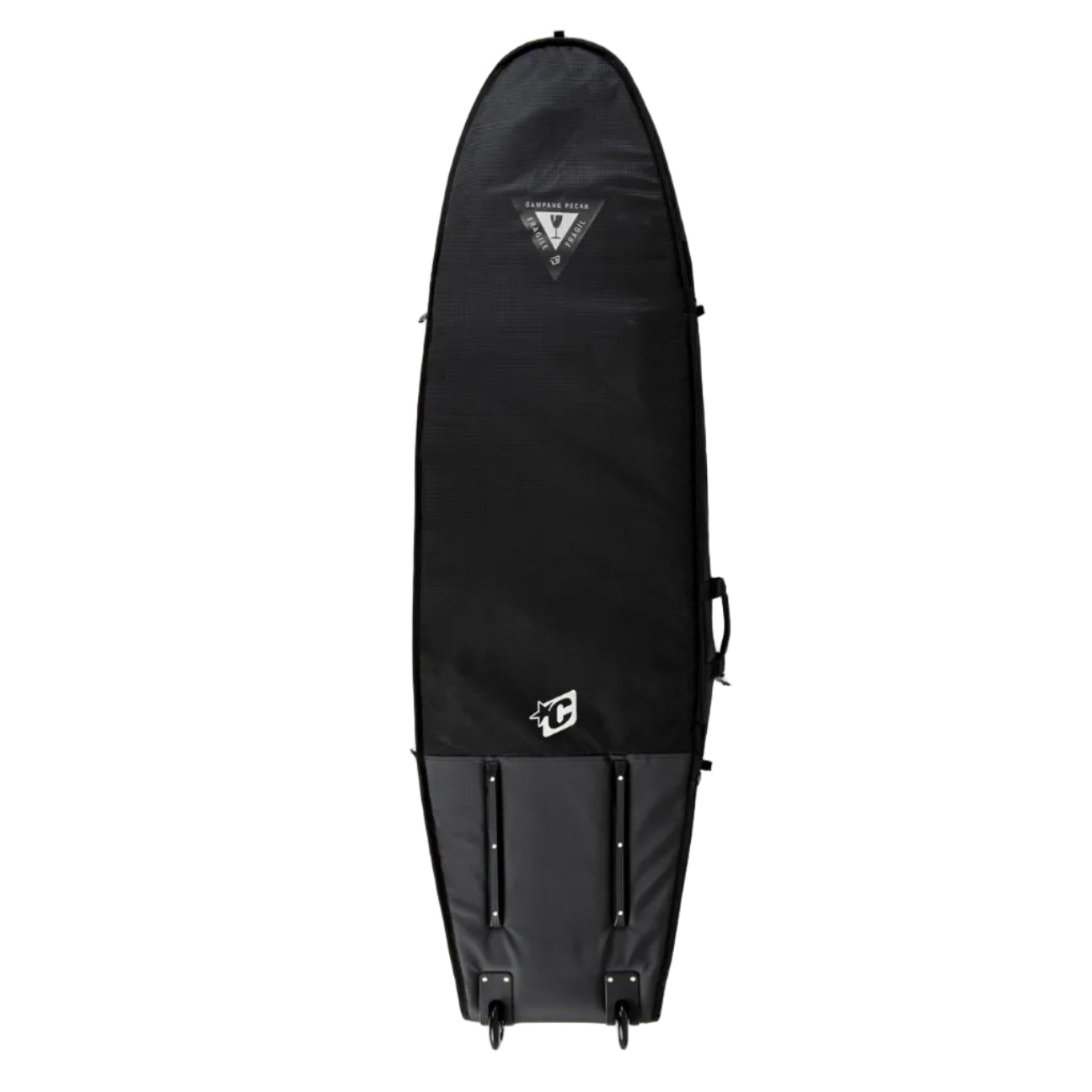 Creatures Of Leisure Funboard Wheely DT2.0 Board Bag - Black Silver