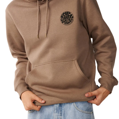Rip Curl Mens Wetsuit Icon Hoodie - Walnut