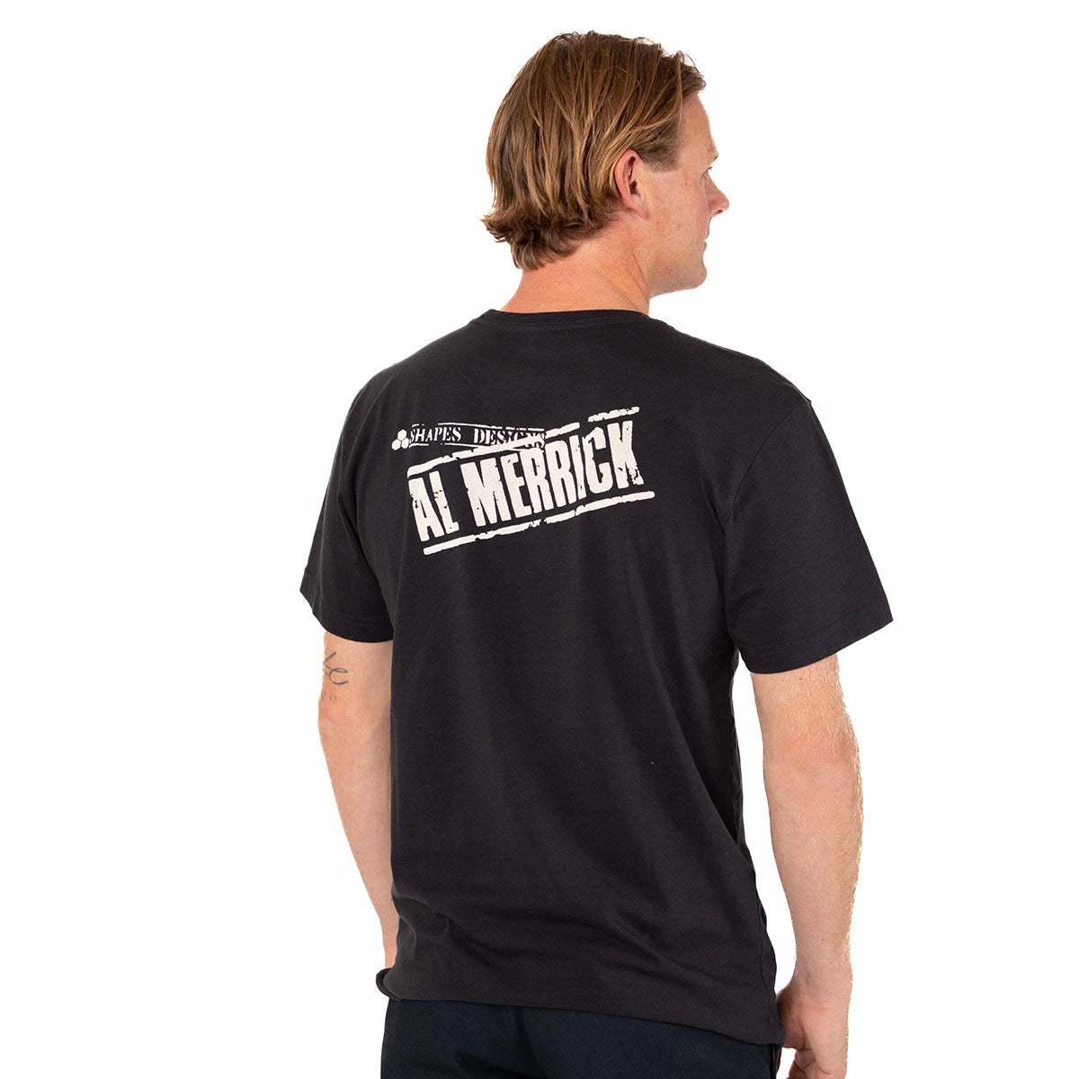 Channel Island AL Stamp Men's Short Sleeve Tee - Black