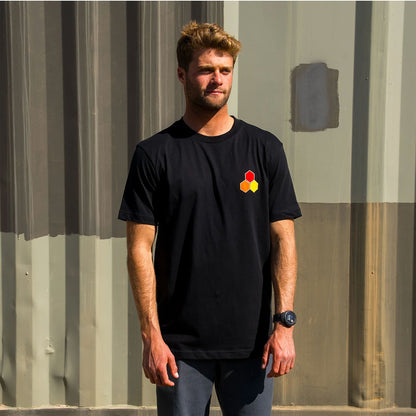 Channel Island Classic Hex Men's Short Sleeve Tee - Black