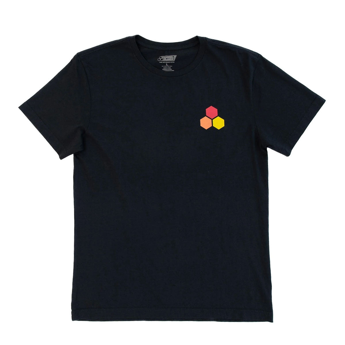 Channel Island Classic Hex Men's Short Sleeve Tee - Black