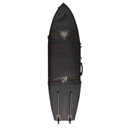 Creatures Of Leisure Shortboard Triple Wheely DT2.0 Board Bag - Black Silver