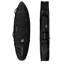 Creatures Of Leisure Shortboard Quad Coffin DT2.0 Board Bag - Black Silver
