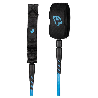 Creatures Of Leisure Reliance 2.0 Lite Duty 6ft Leash - cyan twist black