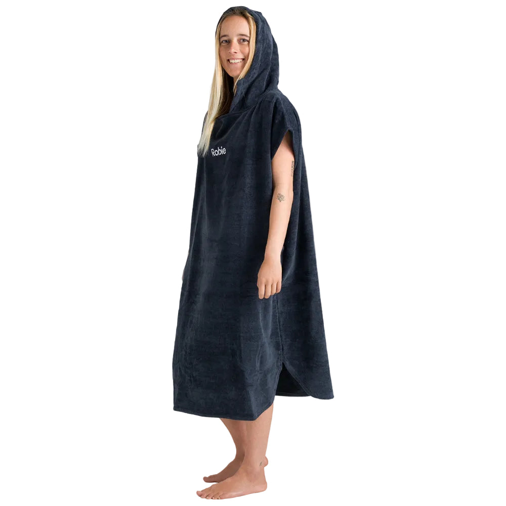 Robie Robes Original Short Sleeve Changing Towel - India Ink