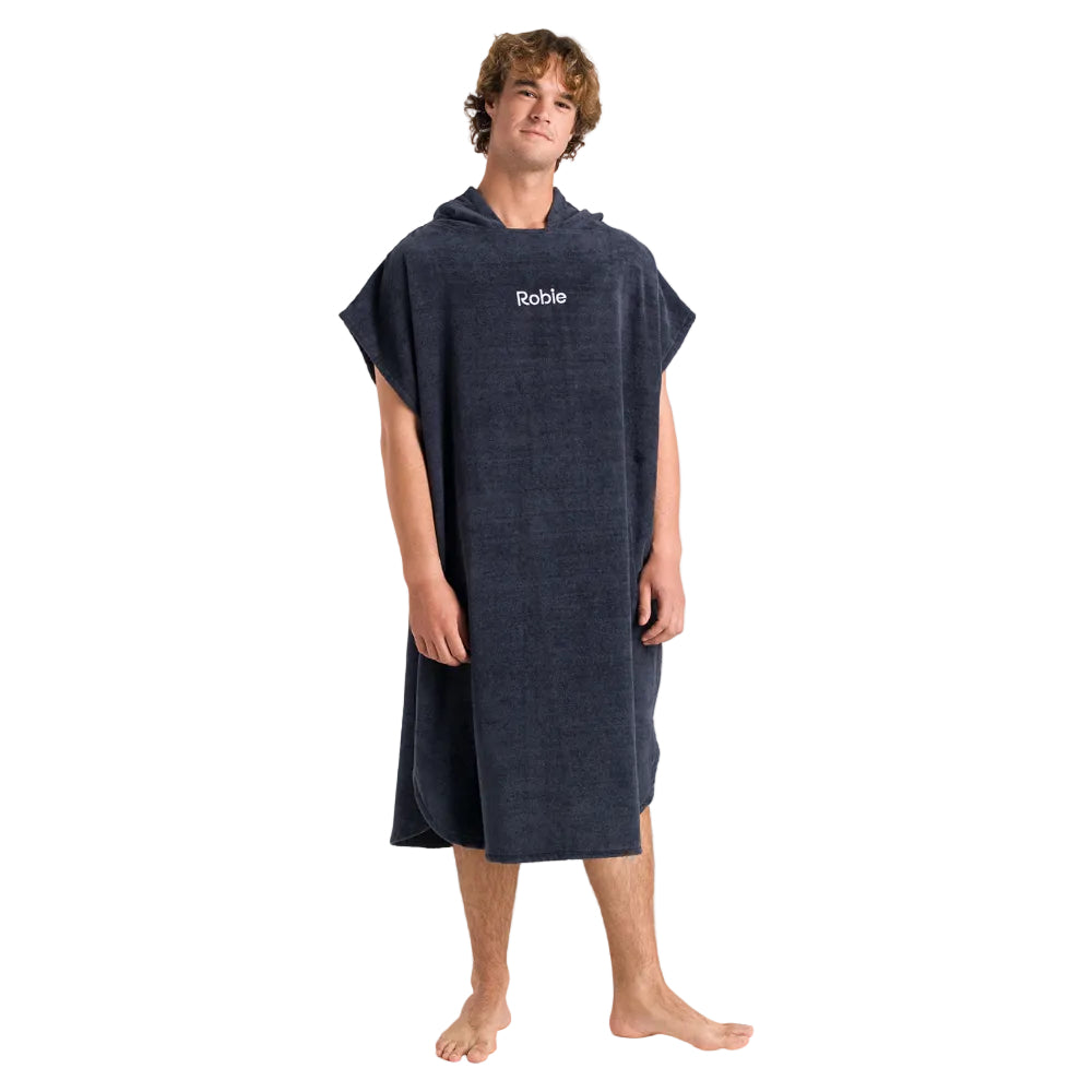 Robie Robes Original Short Sleeve Changing Towel - India Ink