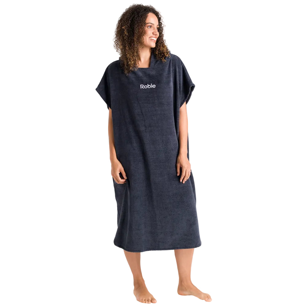 Robie Robes Original Short Sleeve Changing Towel - India Ink