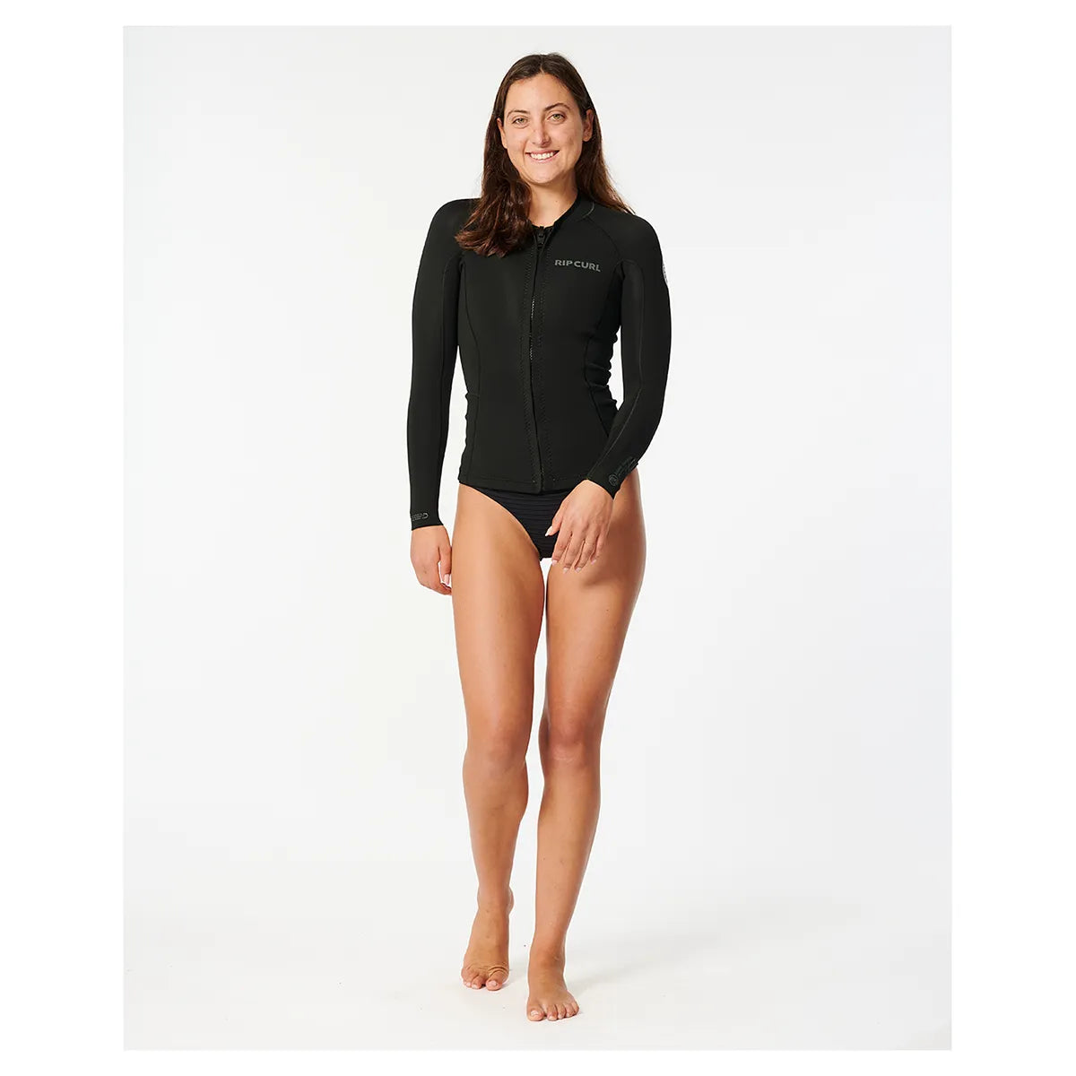 Rip Curl Women's Dawn Patrol Long Sleeve Jacket - Black - 2024