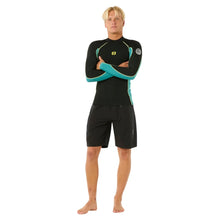 Rip Curl Dawn Patrol 1.5mm Men's Long Sleeve Wetsuit Jacket - Blue Lagoon