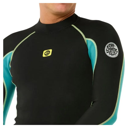 Rip Curl Dawn Patrol 1.5mm Men's Long Sleeve Wetsuit Jacket - Blue Lagoon