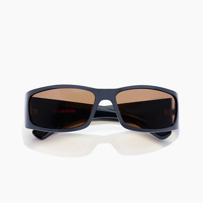 Ritual Vision Doomsday Machine Polarised Sunglasses - Polished Black / Bronze