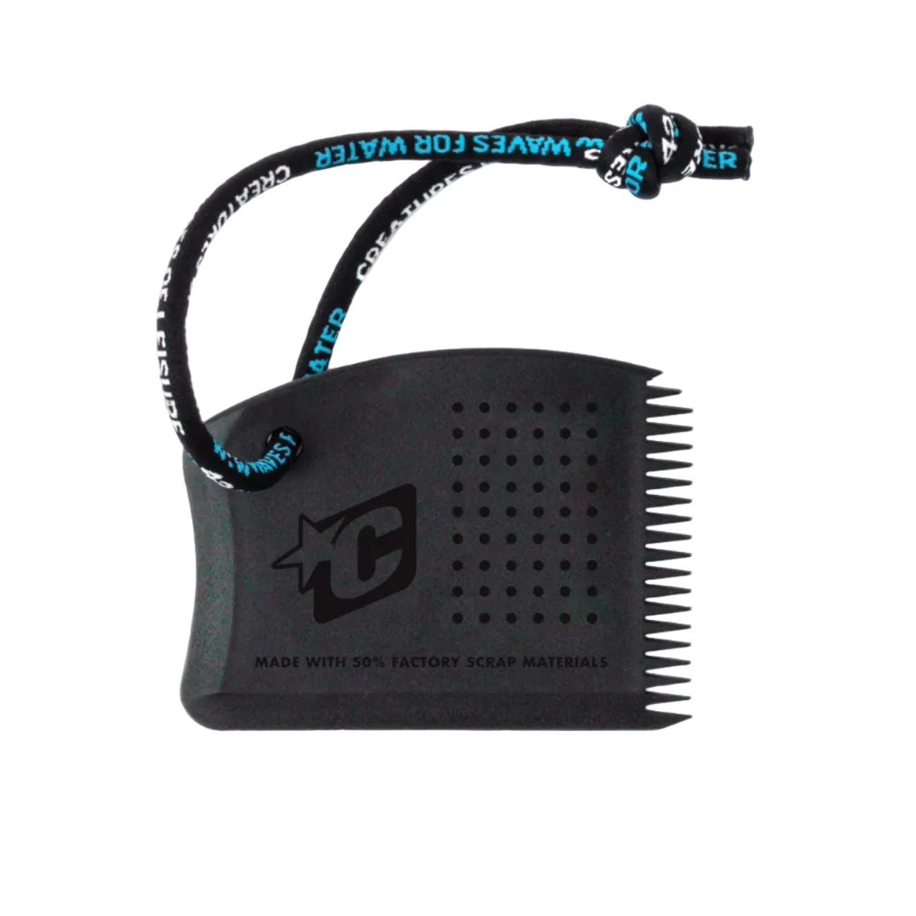 Creatures of Leisure Waves for Water Wax Comb in Black Cyan