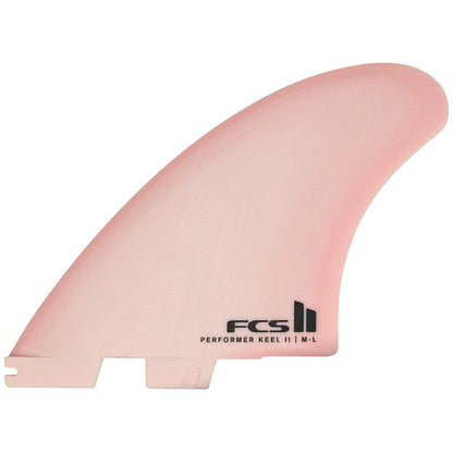 FCS II Performer Keel PG Surfboard Fins - Blush