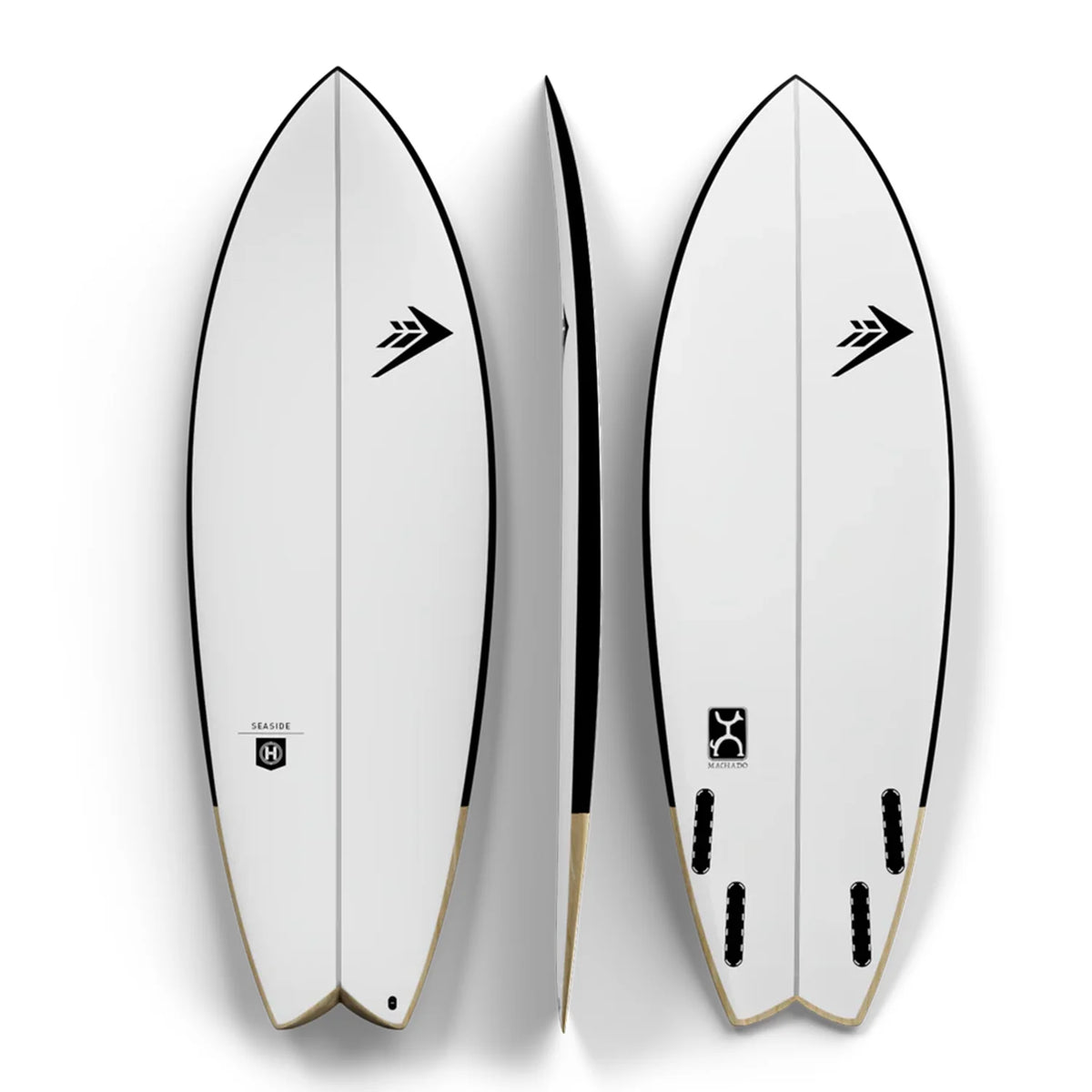 Firewire Seaside Helium Futures Surfboard - White