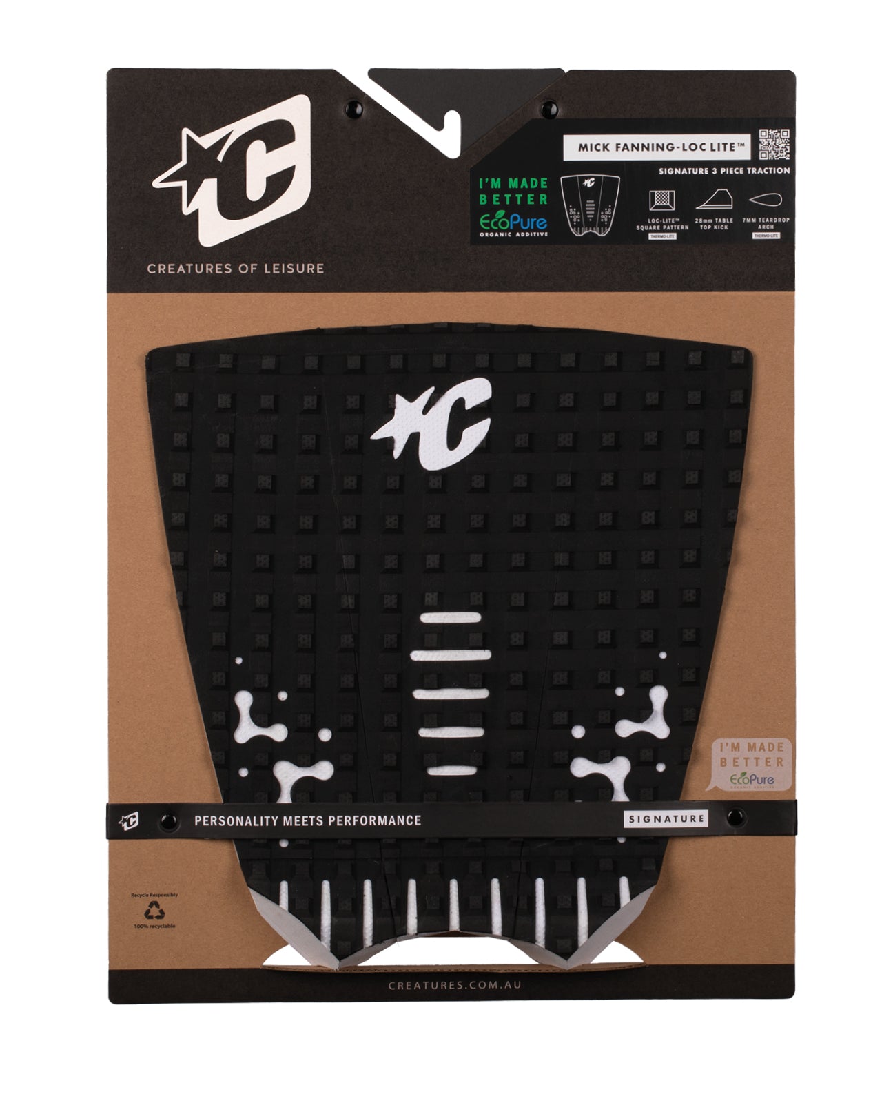 Creatures of Leisure Mick Fanning LOC-LITE Signature Traction Pad