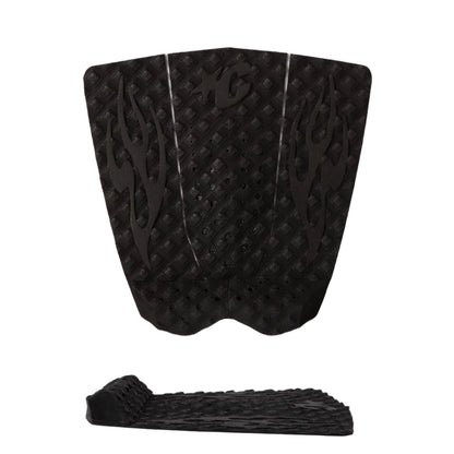 Creatures of Leisure Grom Griffin Colapinto Lite Signature Surfboard Tail Pad - Black Out Flames