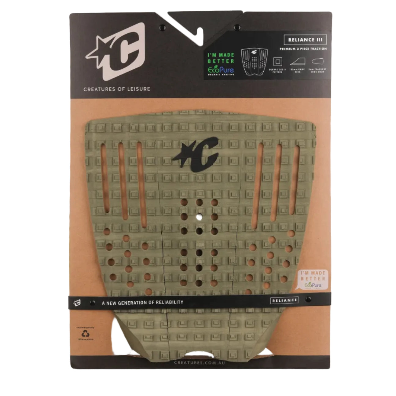 Creatures of Leisure Reliance III Surfboard Tail Pad