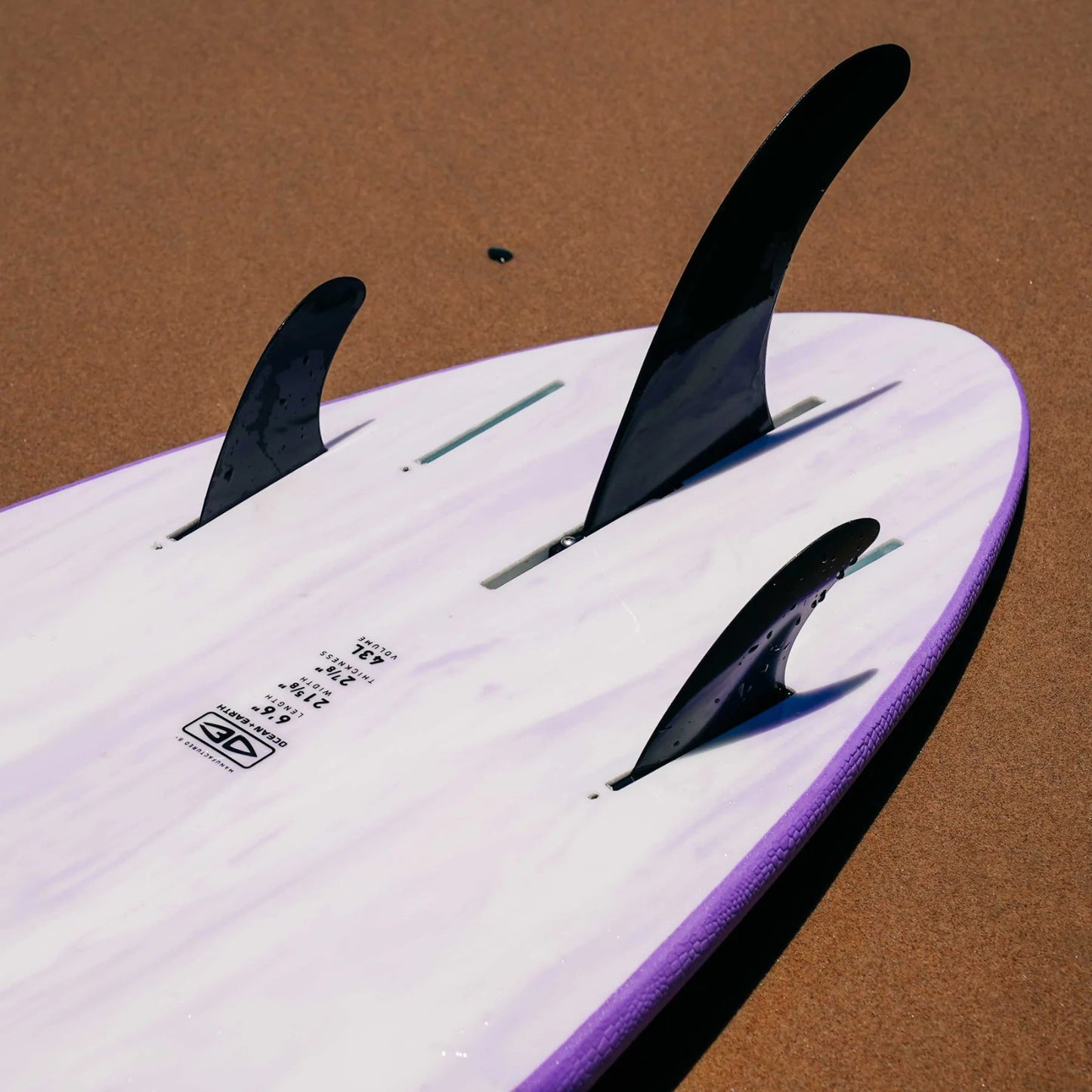 Ocean and Earth Happy Hour 7'0" Epoxy Softboard - Violet