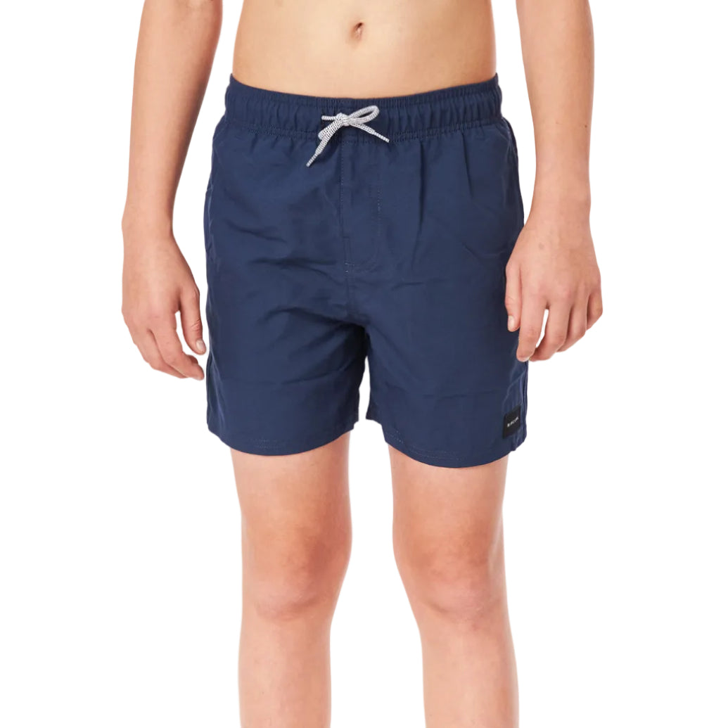 Rip Curl Offset Volley Boys Boardshorts - Navy