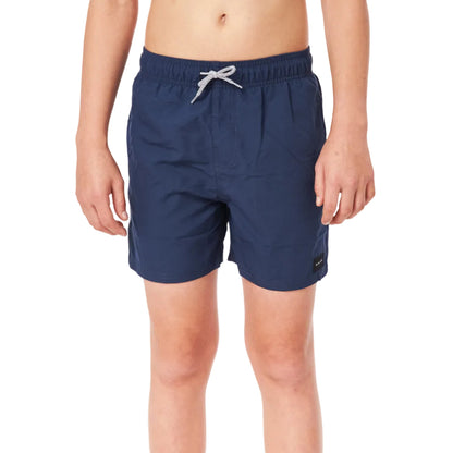 Rip Curl Offset Volley Boys Boardshorts - Navy