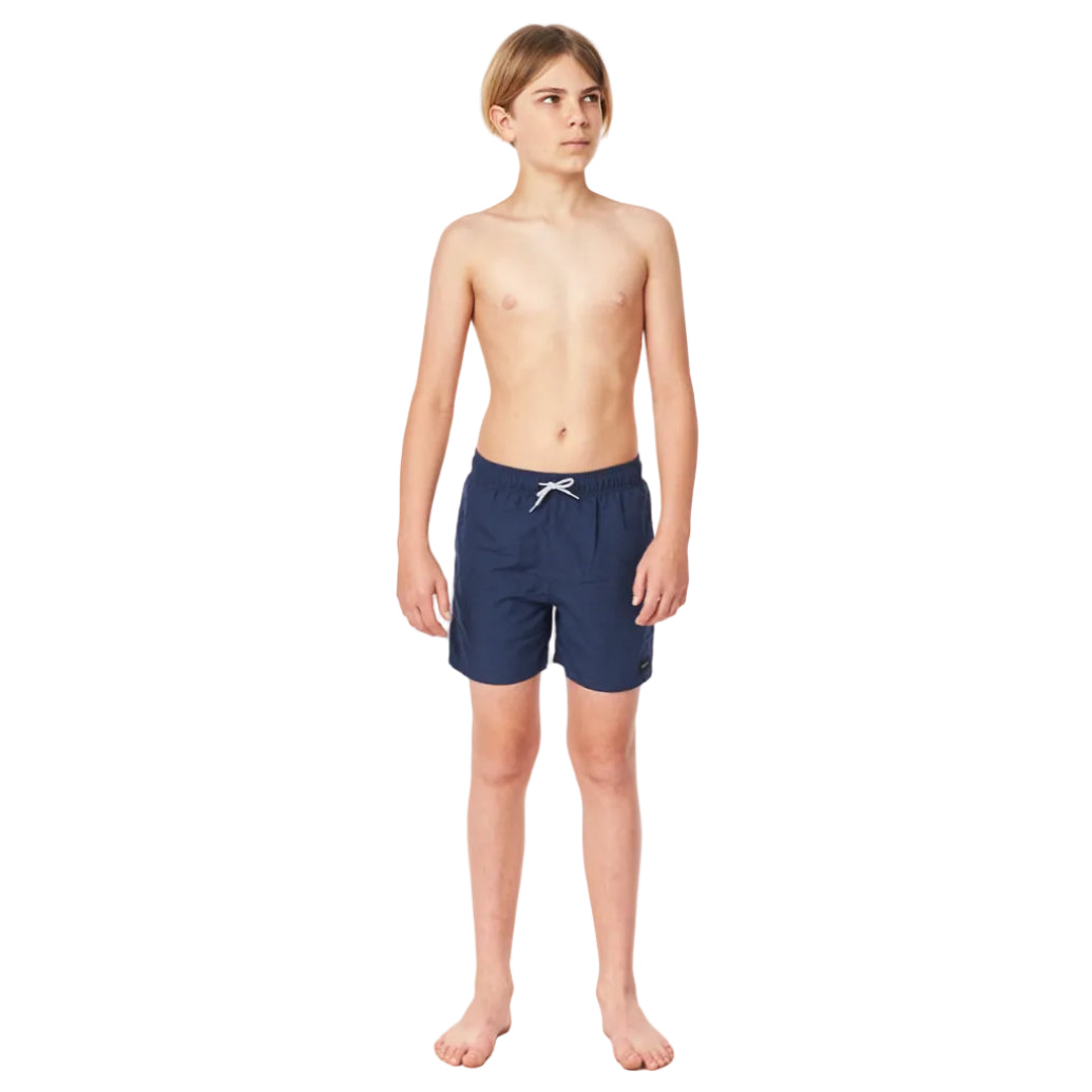 Rip Curl Offset Volley Boys Boardshorts - Navy
