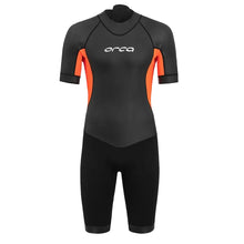 Orca Vitalis Mens Openwater Shorty Wetsuit - Black/Orange