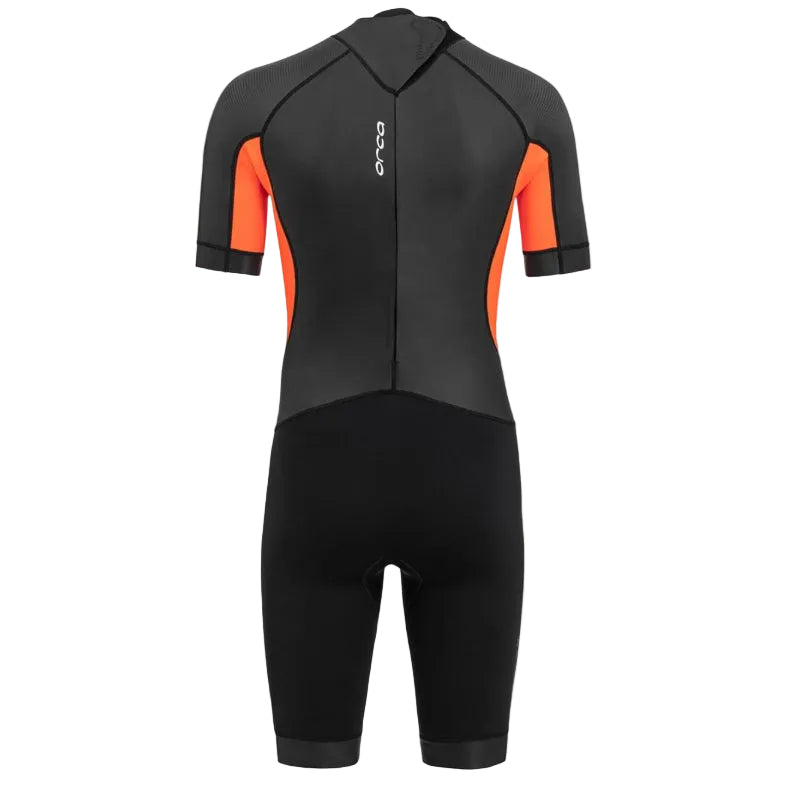 Orca Vitalis Mens Openwater Shorty Wetsuit - Black/Orange