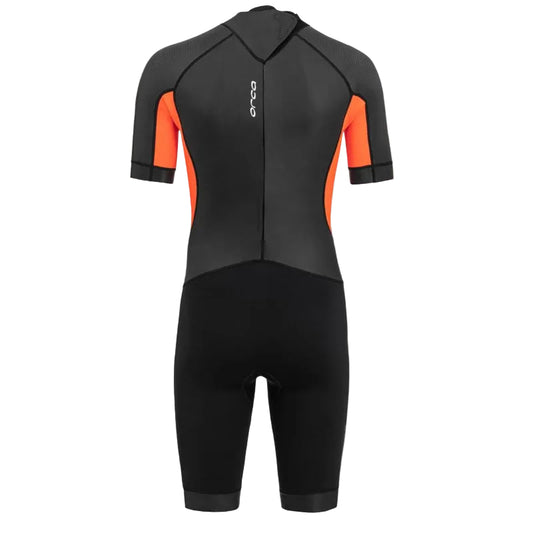 Orca Vitalis Mens Openwater Shorty Wetsuit - Black/Orange