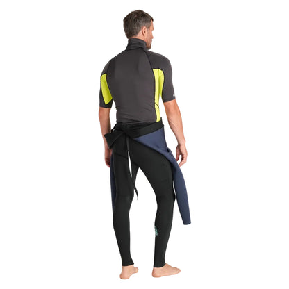 C-Skins NuWave Rash X Mens SS Vest - Anthracite / Lime
