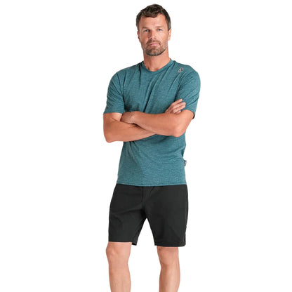 C-Skins NuWave UV Mens Short Sleeve Surf Tee - Forest Green