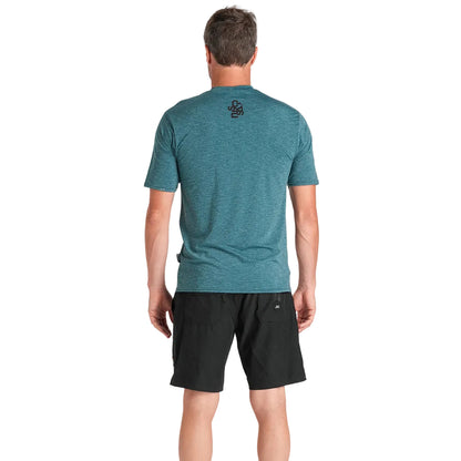 C-Skins NuWave UV Mens Short Sleeve Surf Tee - Forest Green