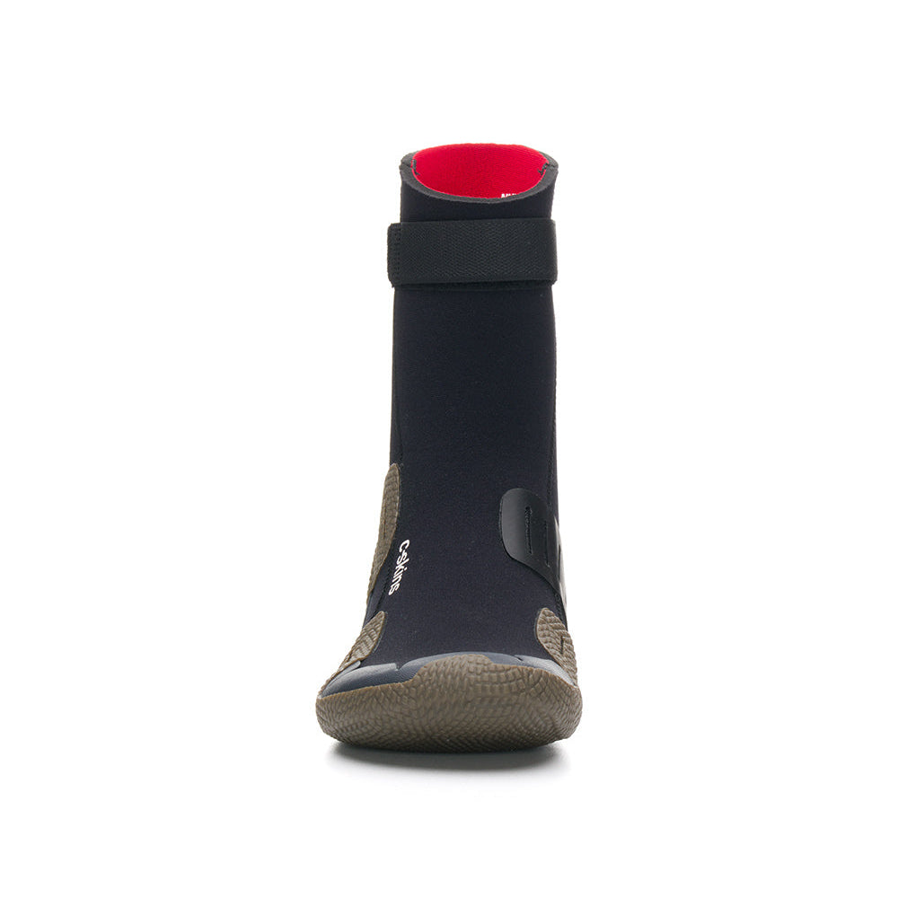 C-Skins NuWave 5mm Adult Round Toe Boots - Black / Charcoal