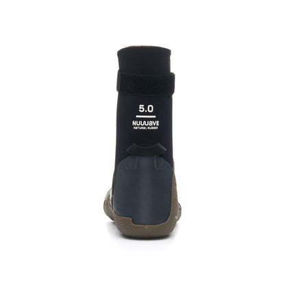 C-Skins NuWave 5mm Adult Round Toe Boots - Black / Charcoal