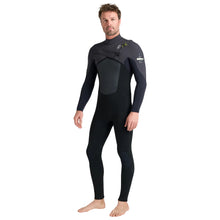 C-Skins NuWave ReWired 5/4mm Mens GBS Chest Zip Winter Wetsuit 2026 - Black/Meteor/Lime