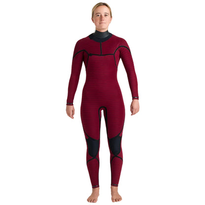 C-Skins NuWave ReWired 5/4mm Womens GBS Chest Zip Winter Wetsuit 2026 - Black / Rose