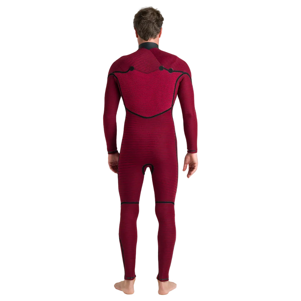 Combinaison intégrale homme C-Skins NuWave ReWired 5/4 mm GBS à zip poitrine 2026 - Black/Meteor/Lime