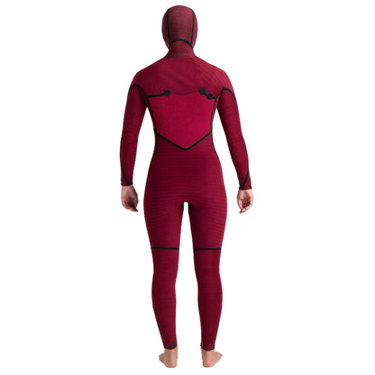 C-Skins NuWave ReWired 6/5mm Womens GBS Hooded Winter Wetsuit 2026 - Black / Rose