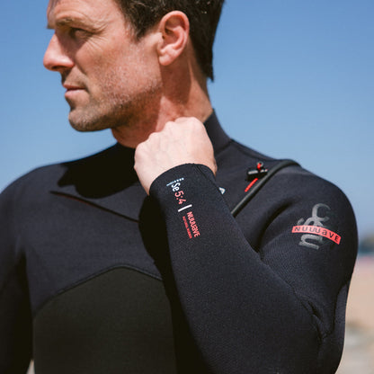 C-Skins NuWave Session 5/4/3 mm GBS homme à fermeture poitrine 2026 - Black / Red