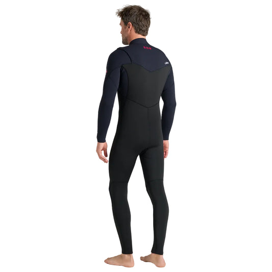 C-Skins NuWave Session 5/4/3 mm GBS homme à fermeture poitrine 2026 - Black / Red