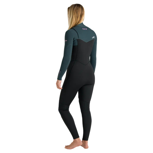 C-Skins NuWave Solace 5/4/3 mm GBS femme à fermeture poitrine 2026 - Black / Forest Green / Mulberry