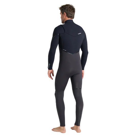 C-Skins NuWave Wired 4/3 mm LQS homme à fermeture poitrine 2026 - Meteor / Black / Blue