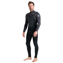 C-Skins NuWave Wired 5/4mm Mens LQS Chest Zip Winter Wetsuit 2026 - Black / Meteor / Blue